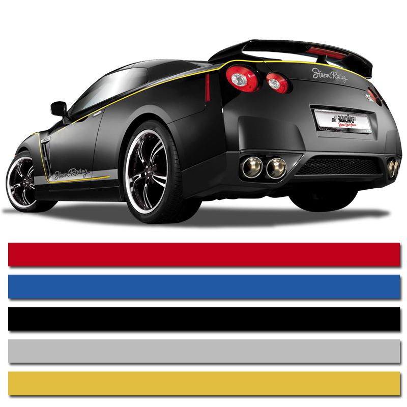 Universele zelfklevende striping AutoStripe Cool200 - Zilver - 3mm x 975cm