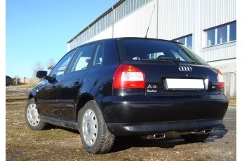 Audi A3 Typ 8L quattro Einddemper Uitgang rechts/links 63,5mm -