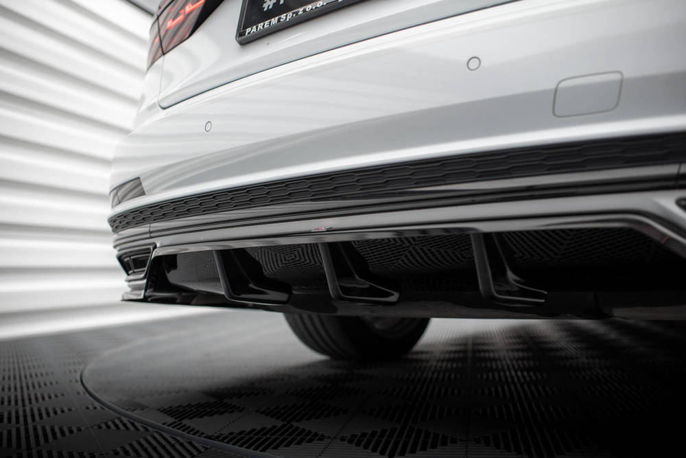 Diffuser Audi A8 S-Line D5 Maxton Glans Zwart