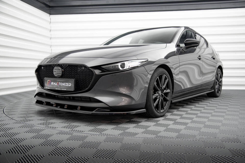 Zijskirts Mazda 3 Mk4 Maxton Glans Zwart