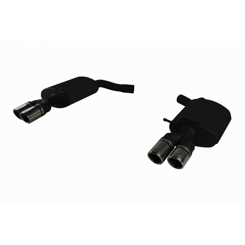 Dubbele Sportuitlaat  Audi A4 (B7) Quattro Avant 2.0 TFSI 147kW 2004-2007 2x70mm