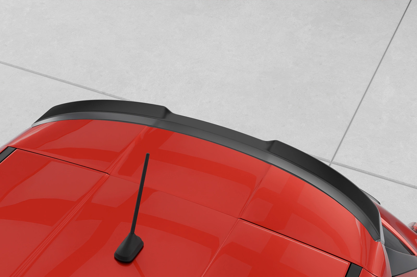 Achterspoiler Fiat 500X Sport glans zwart