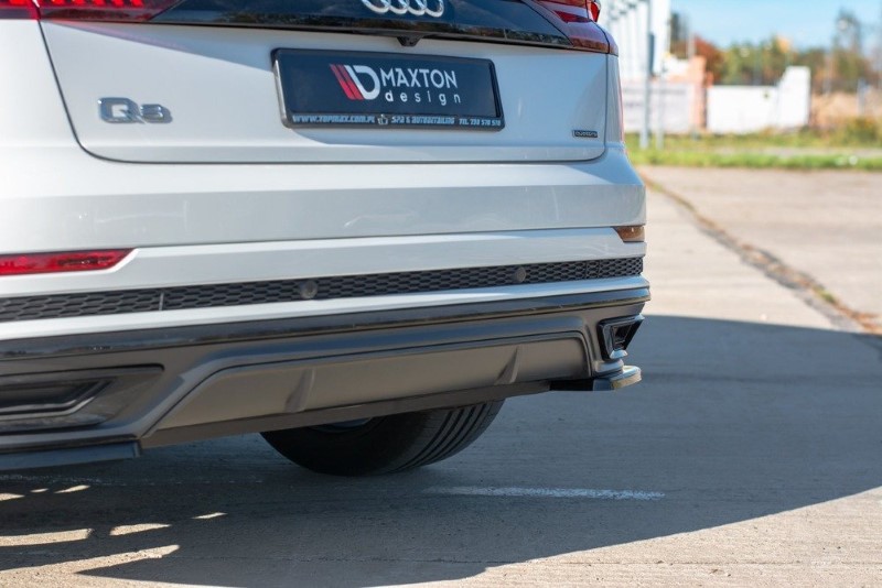Zijdiffuser Audi Q8 S-Line Maxton Glans Zwart