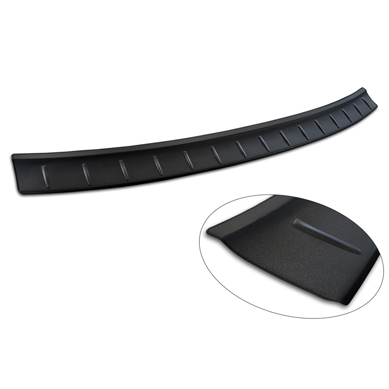 Matzwart RVS Achterbumperprotector  Polestar 2 2019-2023 & Facelift 2023- 'Ribs'