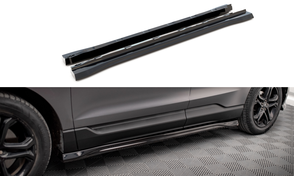 Zijskirts Ford Edge Maxton Glans Zwart