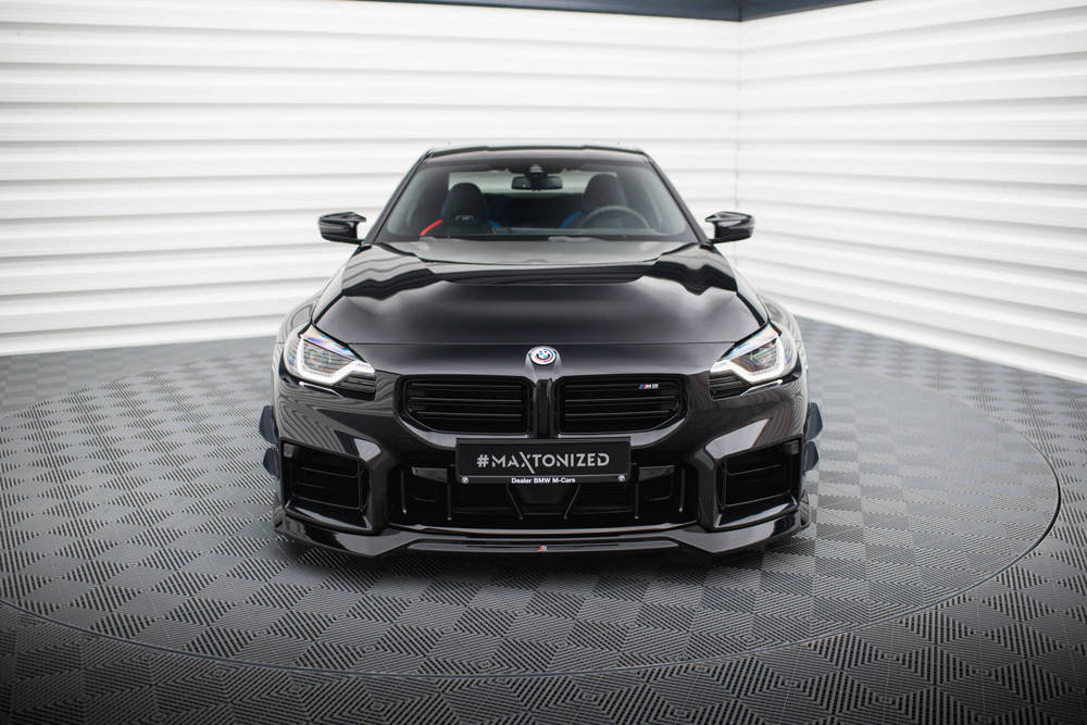 Voorspoiler V.1 BMW M2 G87 Maxton Glans Zwart