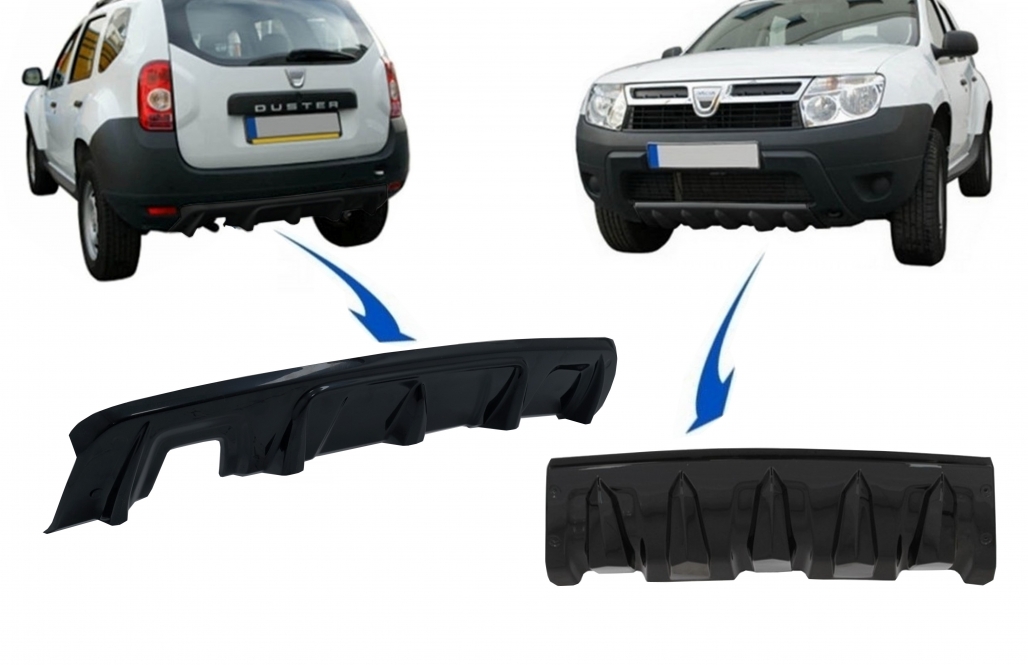 Skid Plate Dacia Duster 10-17 Glans Zwart
