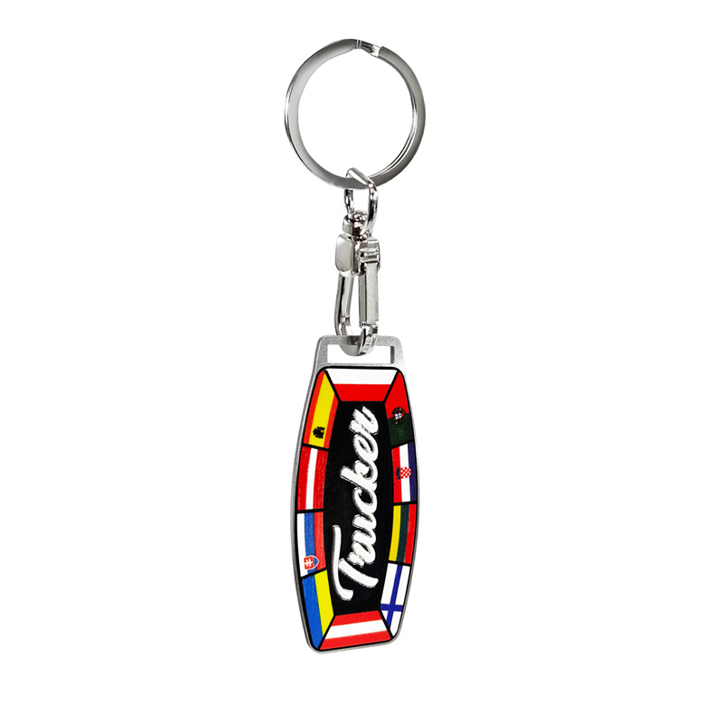 RVS sleutelhanger - Trucker/Flags