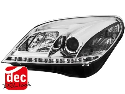 Headlights Opel Astra H 04-09 D-Lite chome