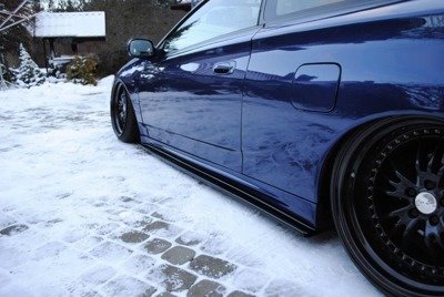 Zijskirts Toyota Celica T23 Glans Zwart