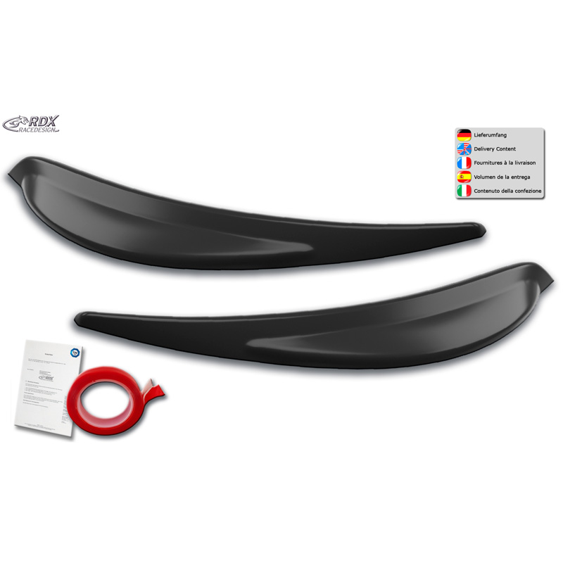 Koplampspoilers  Dacia Lodgy & Dokker 2012-2022 (incl. Stepway) (ABS)