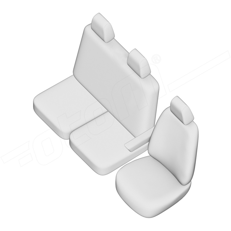 otoM New York Design Kunstleder Stoelhoezenset 2+1  Volkswagen Transporter T7 2024- (armsteun aan bestuurdersstoel)