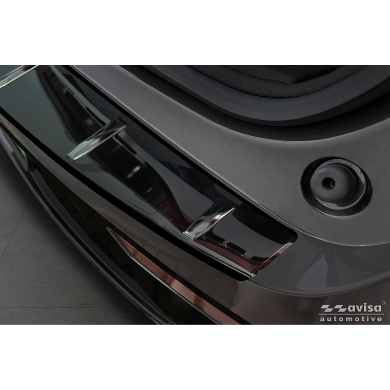 Avisa RVS Achterbumperprotector  Volvo EX90 2022- - Glanzend Zwart