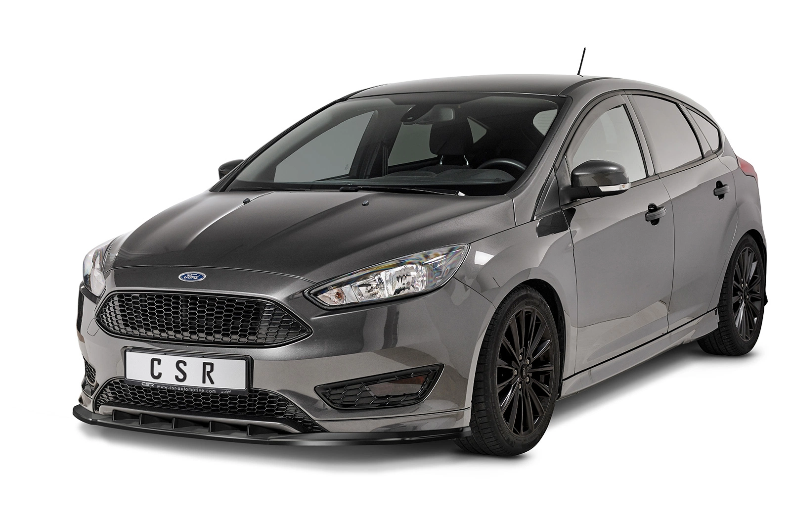 Voorspoiler Ford Focus MK3 ST-Line glans zwart – 2014–2018