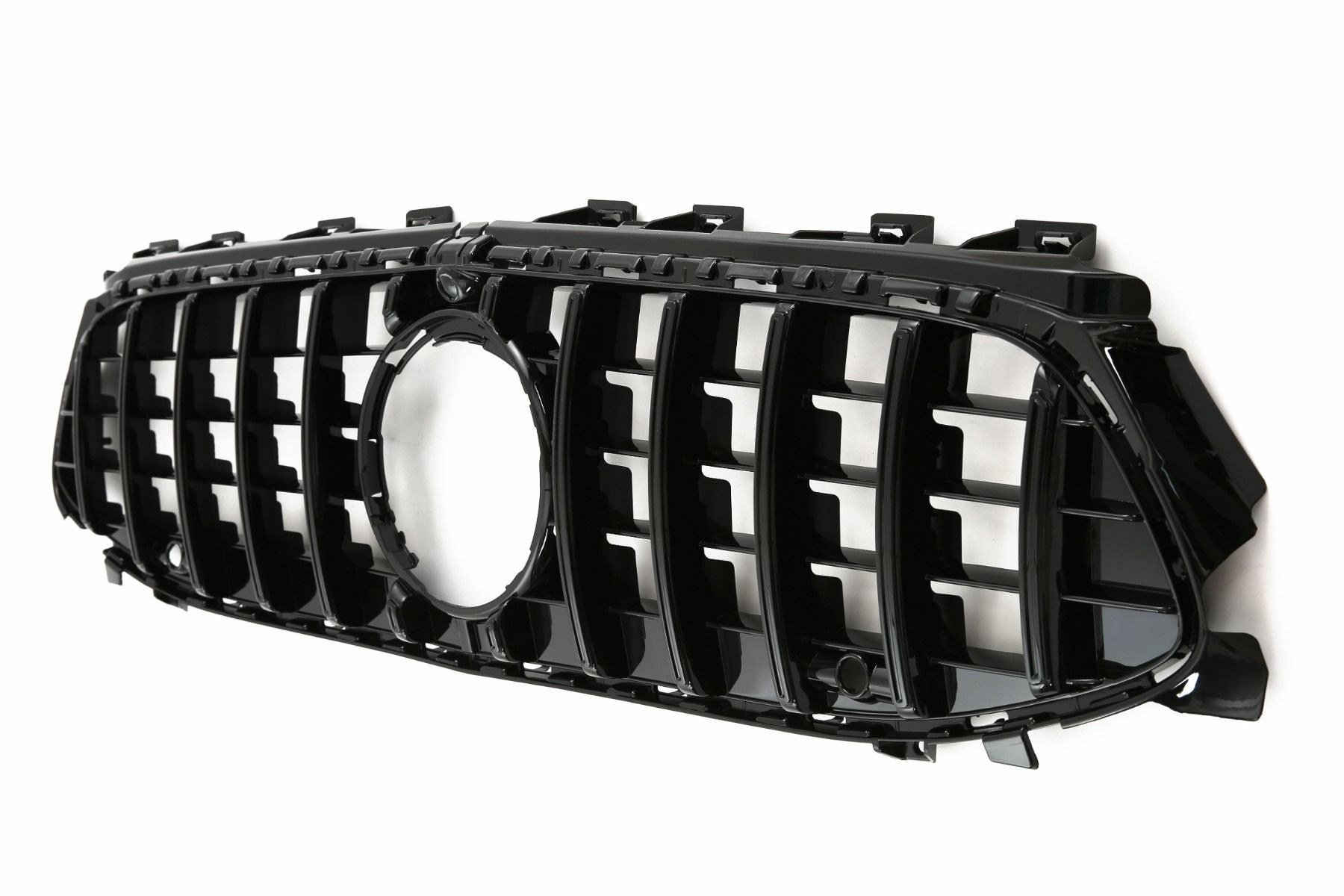 Grill Mercedes CLA C118, X118 facelift Glans Zwart 23-.. GT Look