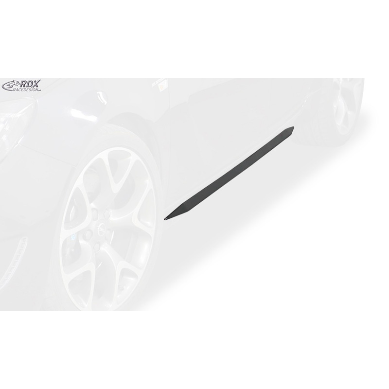 Sideskirts 'Slim'  Opel Insignia 2008-2017 Sedan/Sportstourer incl. OPC (ABS zwart glanzend)