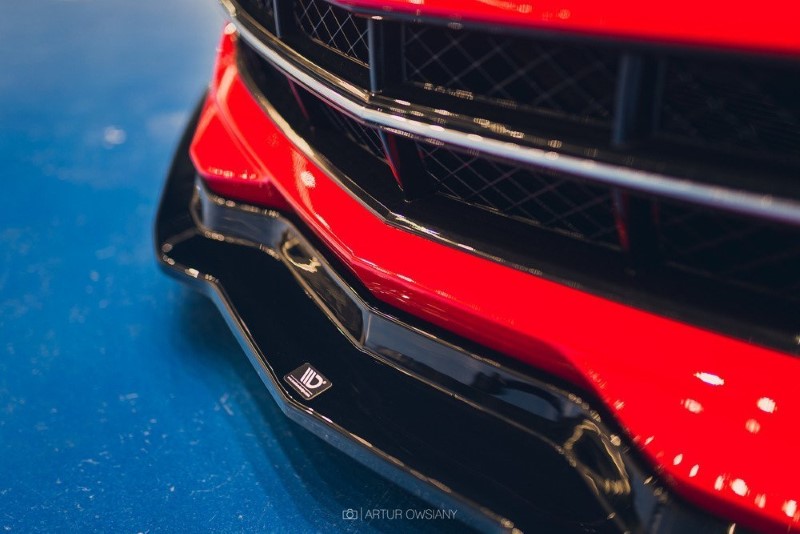 Voorspoiler Chevrolet Corvette C7 V.1 Glanzend Zwart