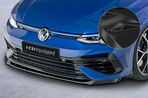 Voorspoiler Volkswagen Golf 8 R CSR Glans Zwart