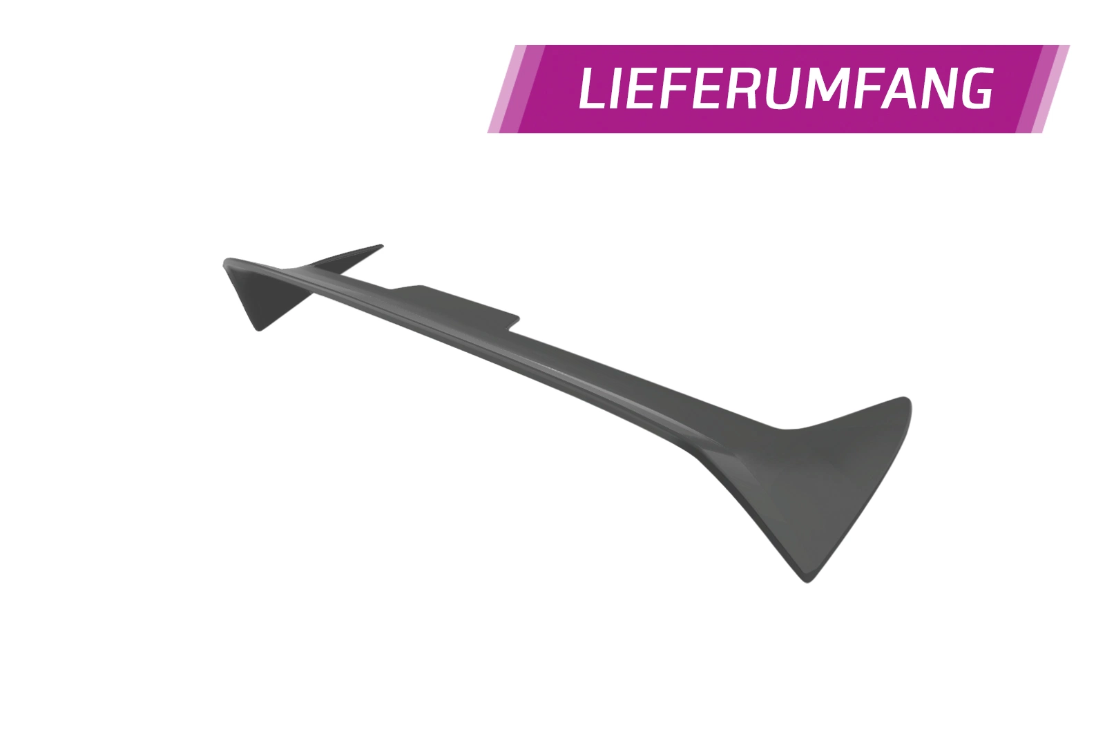 Achterspoiler VW Polo V (Typ 6C) GTI glans zwart 2014–2017 (Facelift)