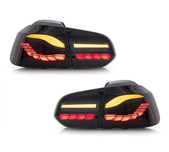 Taillights led VW Golf VI 10/08- R20 Dark Red