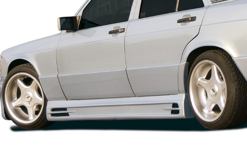 Zijskirts Mercedes W201 vanaf 89 met 2 schacht en 2 uitsnedes Ri