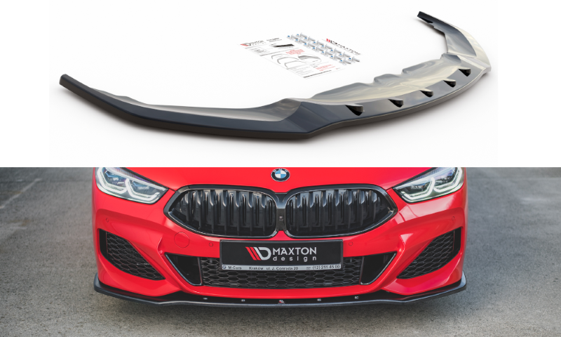 Voorspoiler BMW M850i G15 V.1 Glanzend Zwart