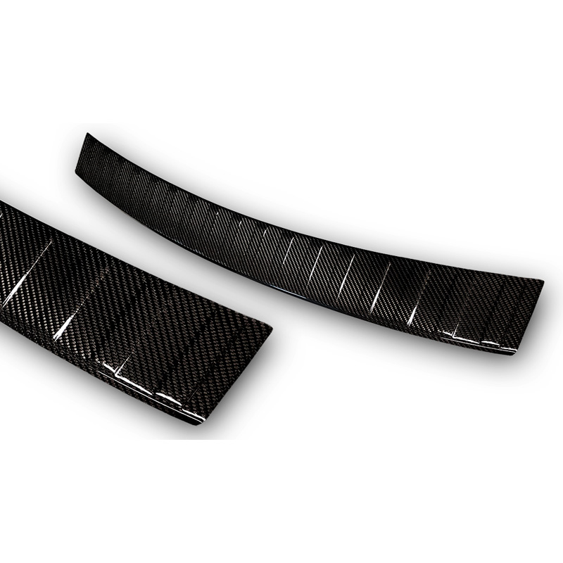 Echt 3D Carbon Achterbumperprotector  Opel Astra K Sportstourer 2016-2022 'Ribs'