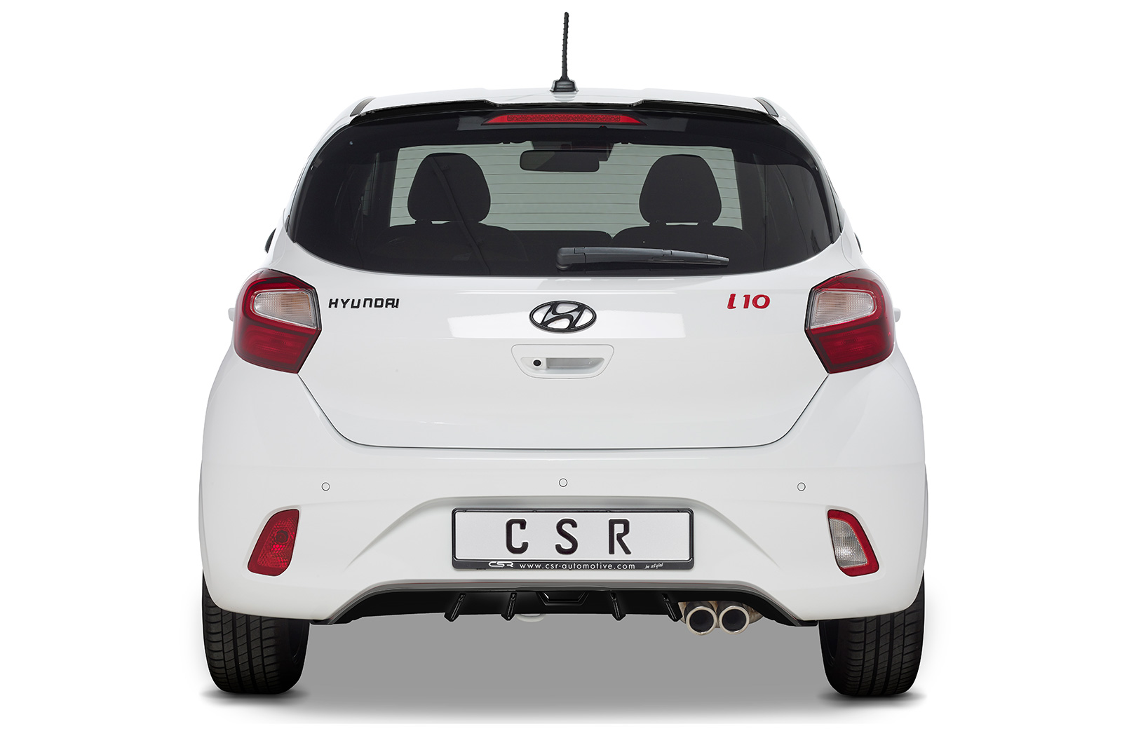 Achter aanzet Hyundai I10 3. Generation N-Line CSR glans Zwart