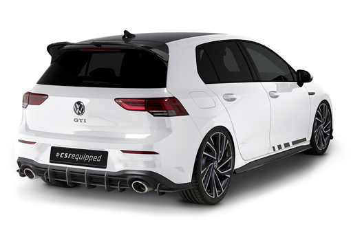 Spoiler passend voor Volkswagen Golf 8 R GTI Clubsport CSR Glans Zwart