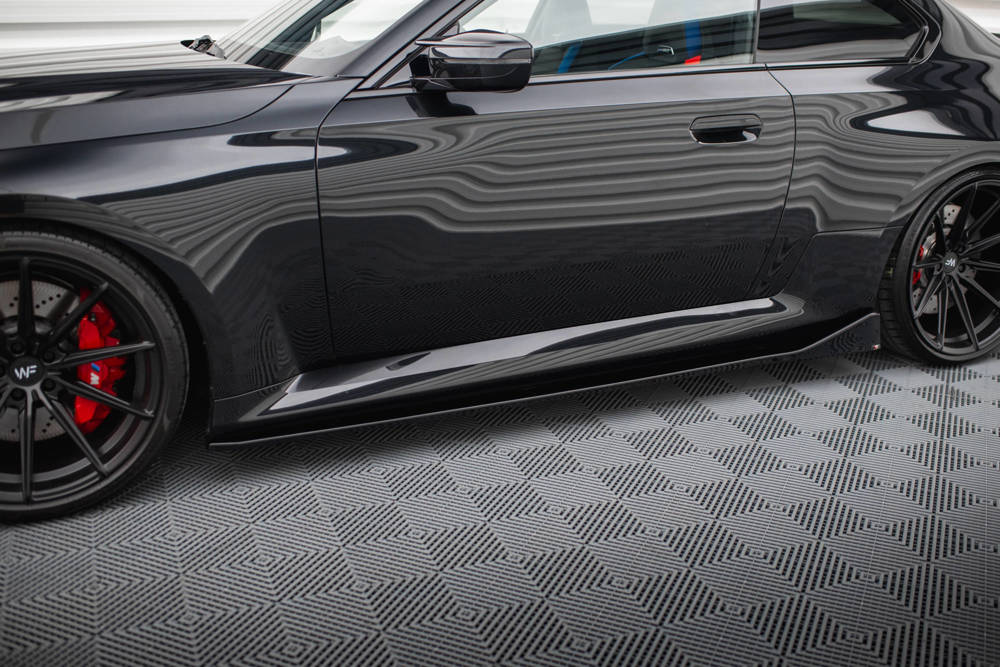 Zijskirts V.4 BMW M2 G87 Maxton Glans Zwart