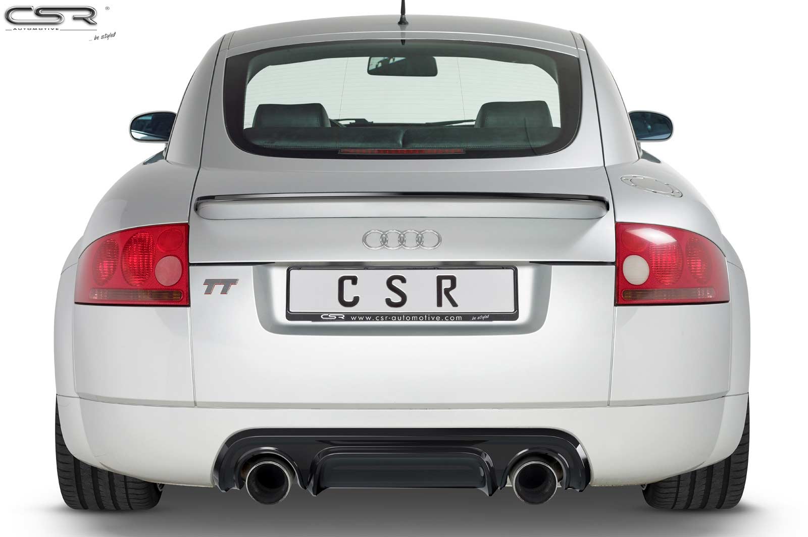 Achterspoiler Audi TT 8N (1998–2006) Glans Zwart – CSR Automotive