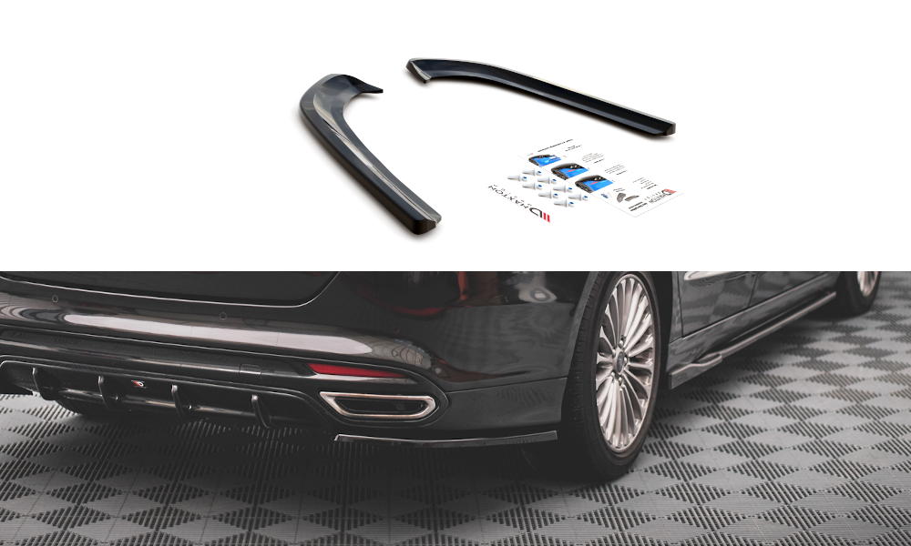 Zijdiffusers Ford Mondeo MK5 Glans zwart
