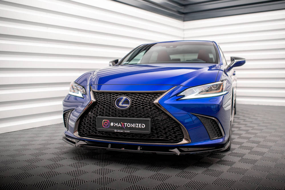 Voorspoiler V.2 Lexus ES F Sport 2019 - Maxton Glans Zwart