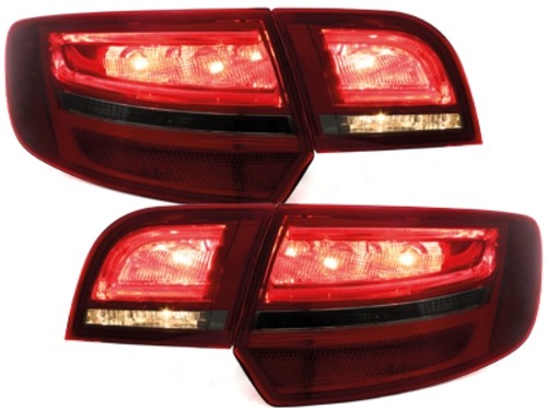 Taillights Audi A3 8P Sportback 04-08 red/Smoke