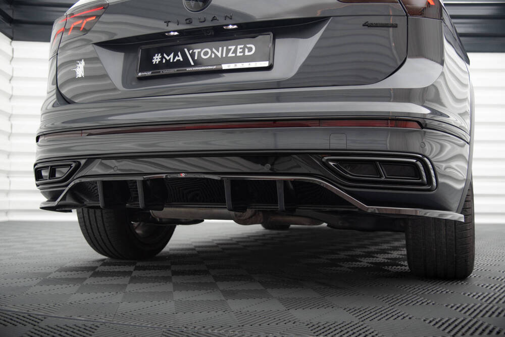 Diffuser Volkswagen Tiguan R-Line FL Maxton Glans Zwart