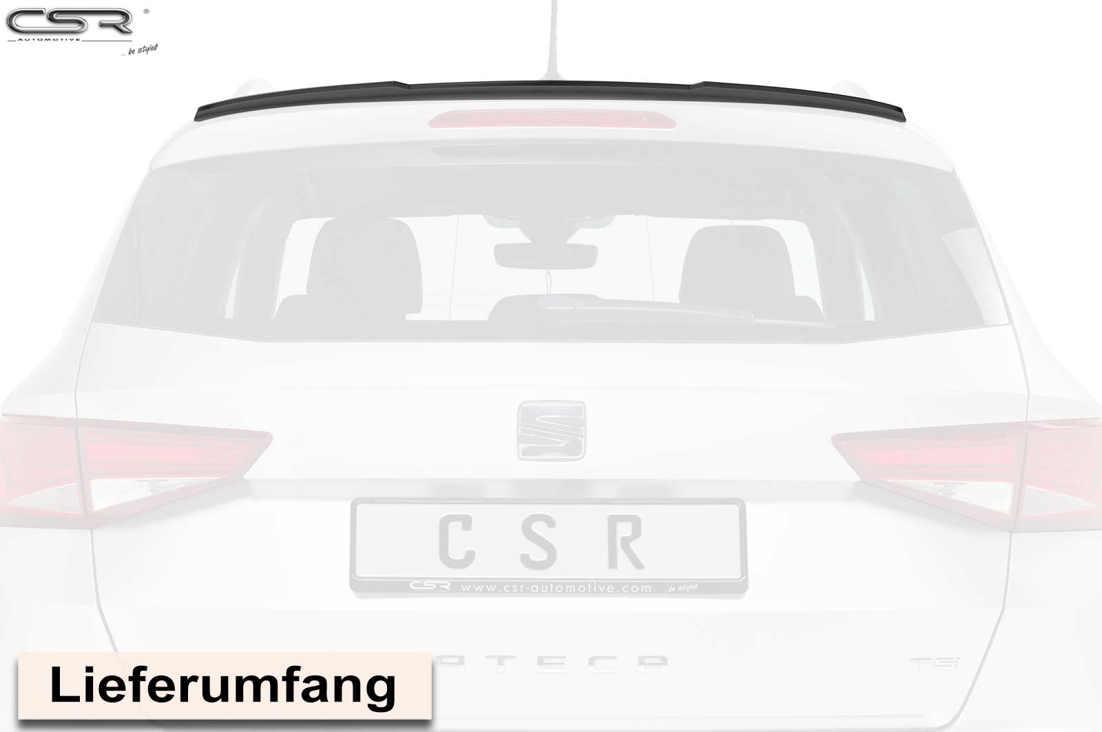 Achterspoiler Seat Ateca (Typ 5FP, KH7) (2016–) Glans Zwart – CSR Automotive