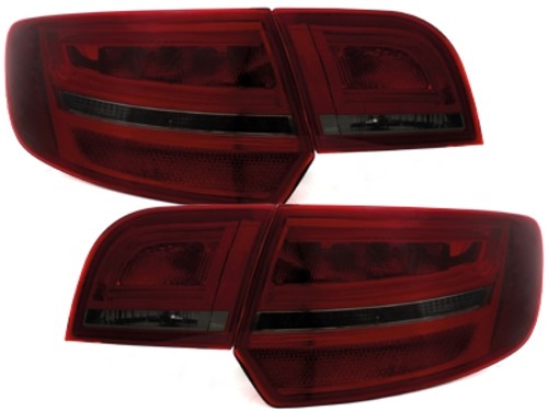 Taillights Audi A3 8P Sportback 04-08 red/Smoke