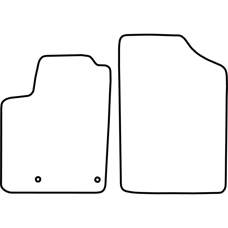 Automatten  Peugeot Partner 2005-2008 (alleen voor)