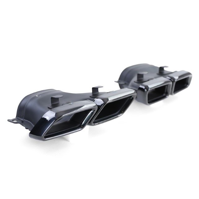 Diffusor Mercedes GLE W166 SUV (15-19) GLE63 Design incl. sierstukken zwart