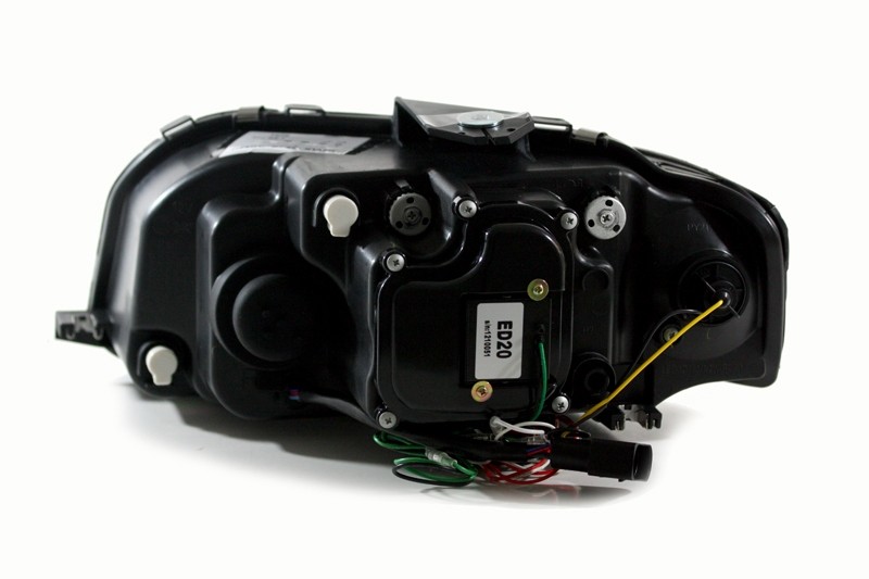 Headlights Audi A4 8E A3 8P 03-08 Tube Light LED chome