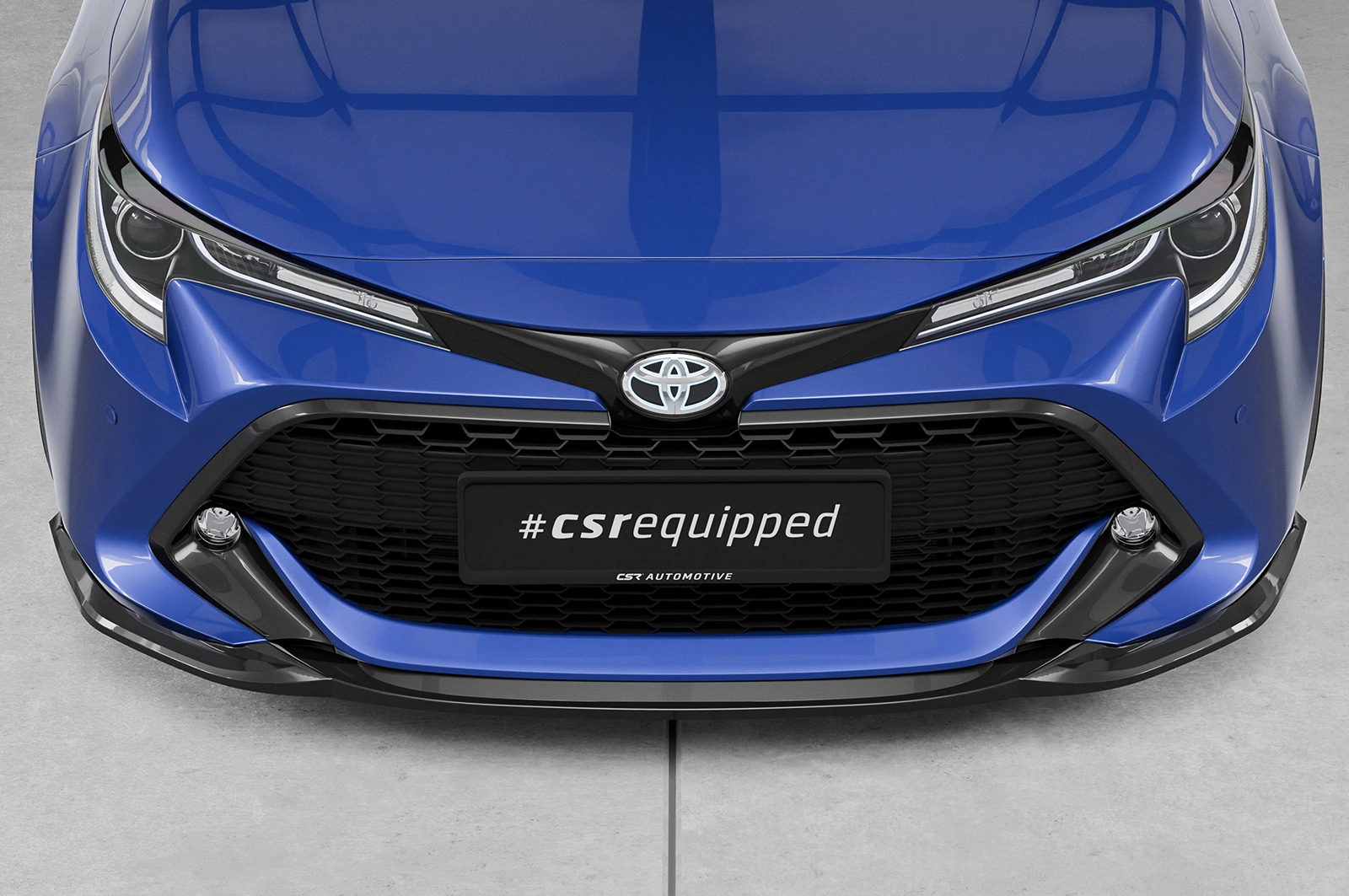 Voorspoiler  Toyota Corolla (E210) Touring Sports glans zwart