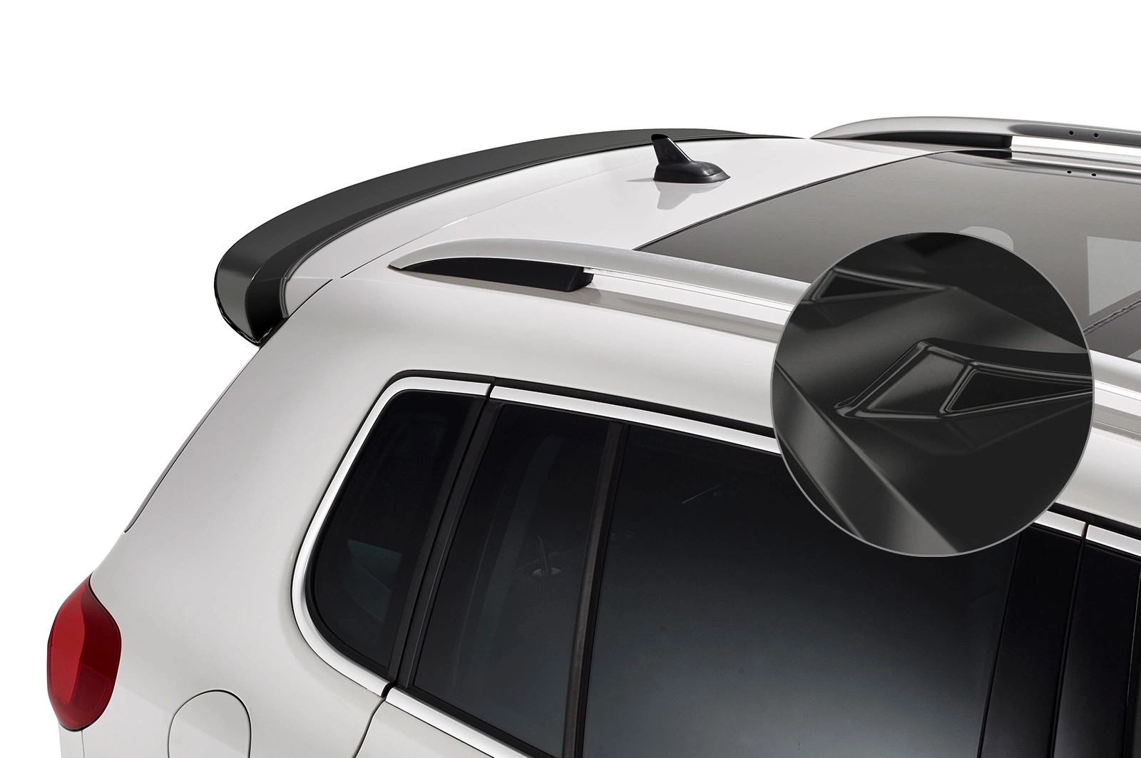 Achterspoiler voor VW Tiguan I (5N) Glans Zwart (2007–2016) – CSR Automotive
