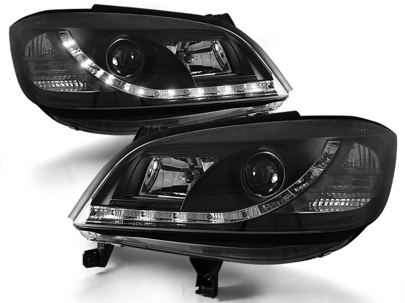 Faros Opel Zafira A LED Los ojos del Diablo Dayline negro