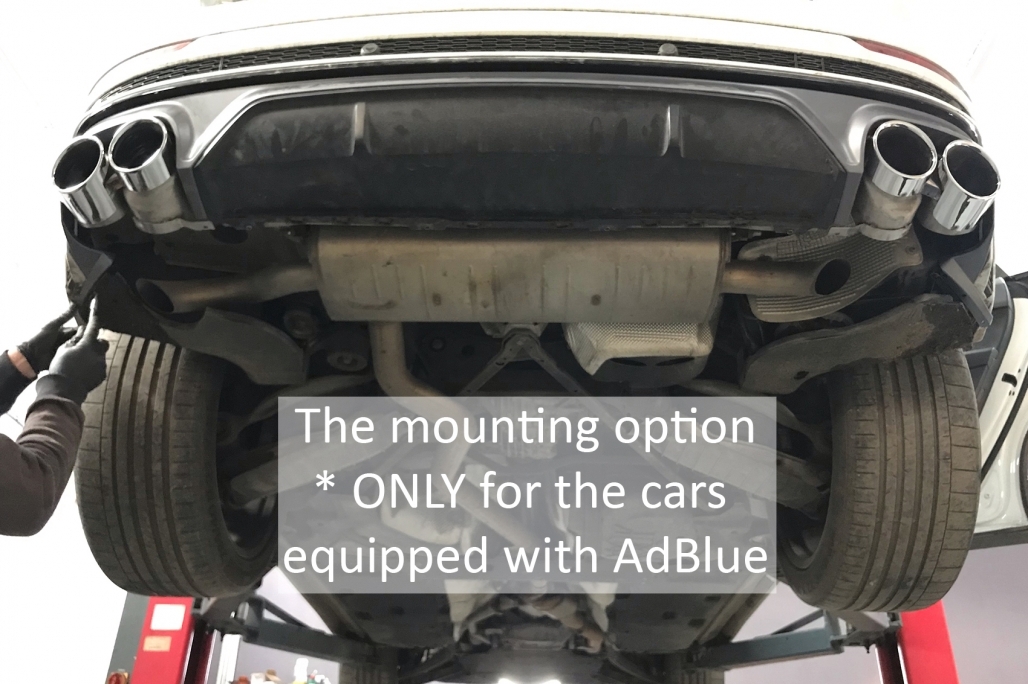 Audi SQ8 Diffuser S-Line Glans Zwart Zwarte Sierstukken