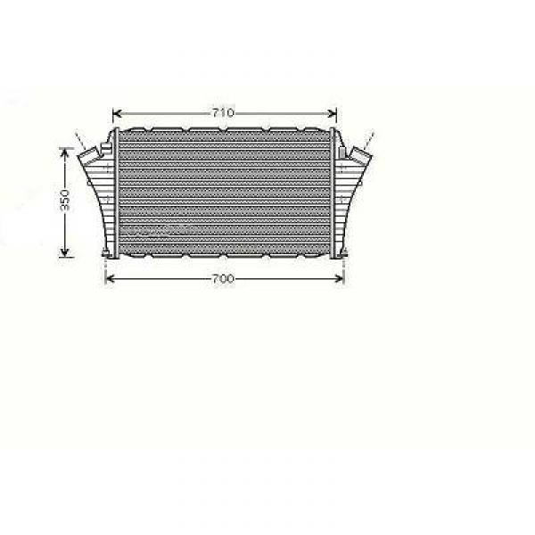 Intercooler VECTRA C/SIGNUM 05->> 647x400x29 3.0 CDTI