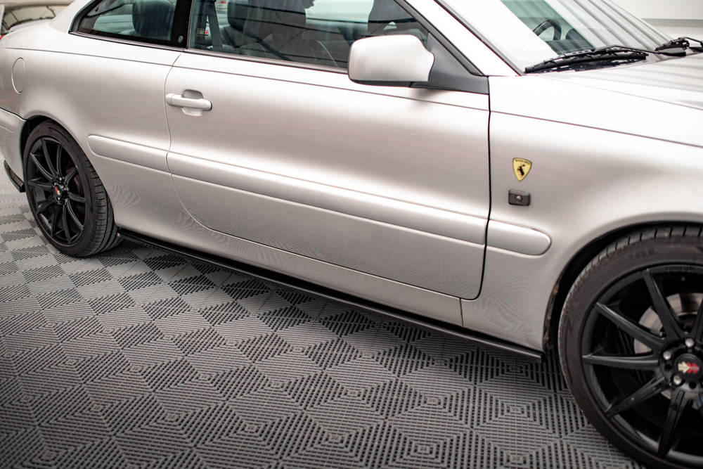 Zijskirts Volvo C70 MK1 Maxton Glans Zwart