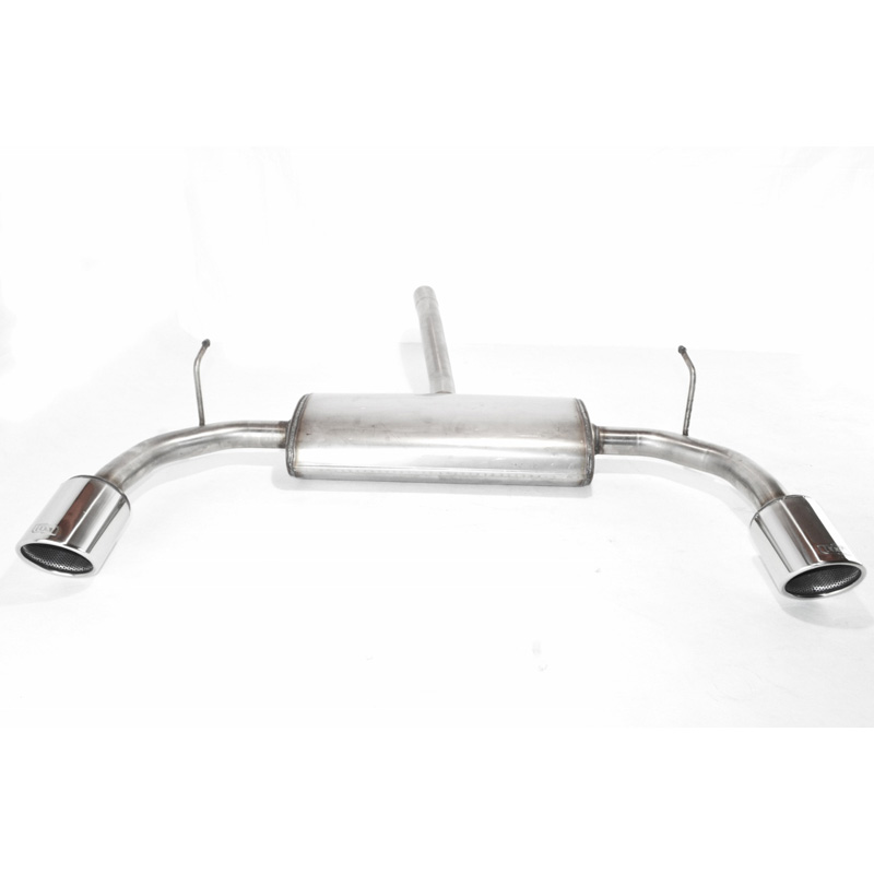 Dubbele RVS Sportuitlaat  Alfa Romeo Giulietta HB 5-deurs 1.75t 16v 173kW/2.0 JTD 125kW 2010- 100mm