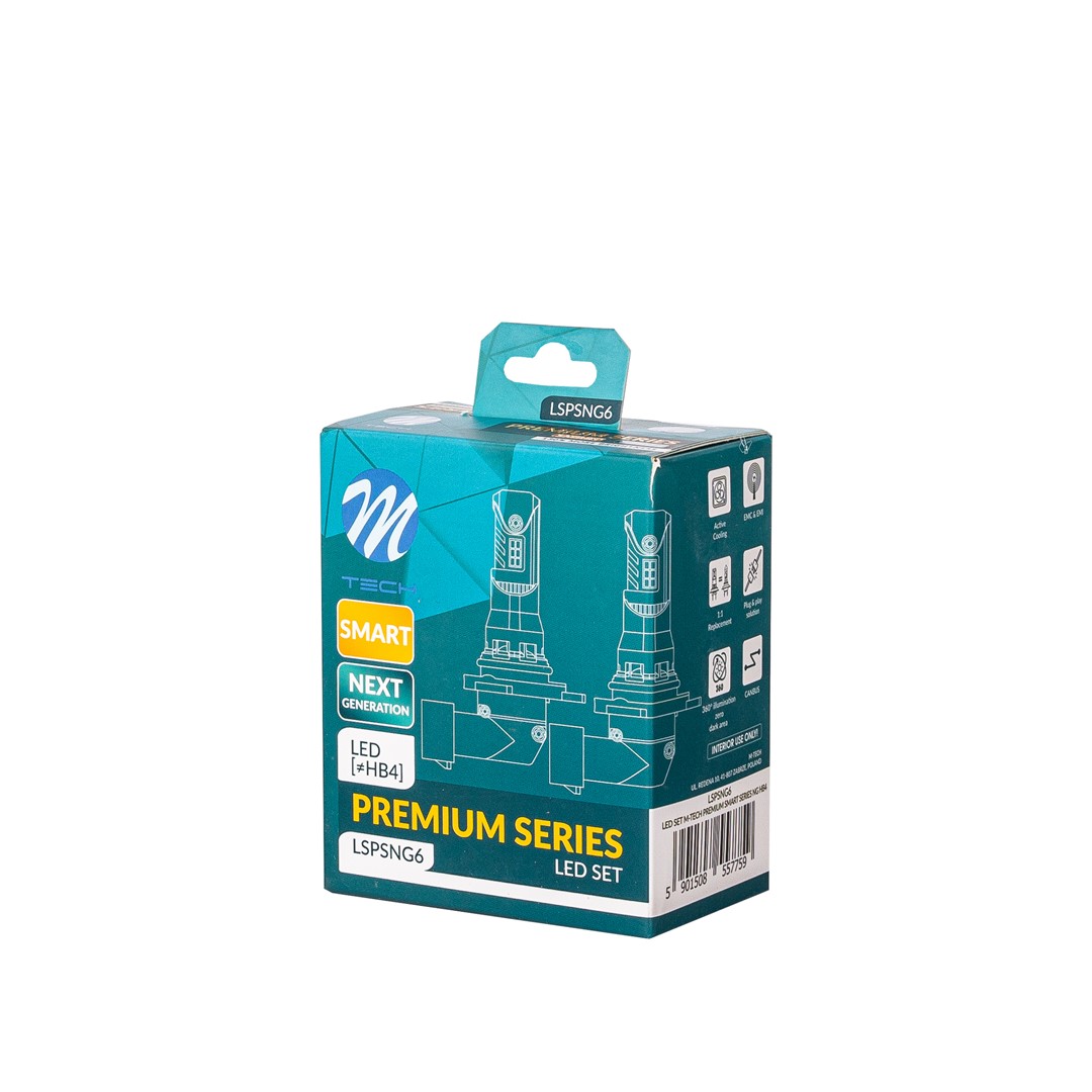 HB4 LED Lampen M-TECH Premium Smart Series Canbus