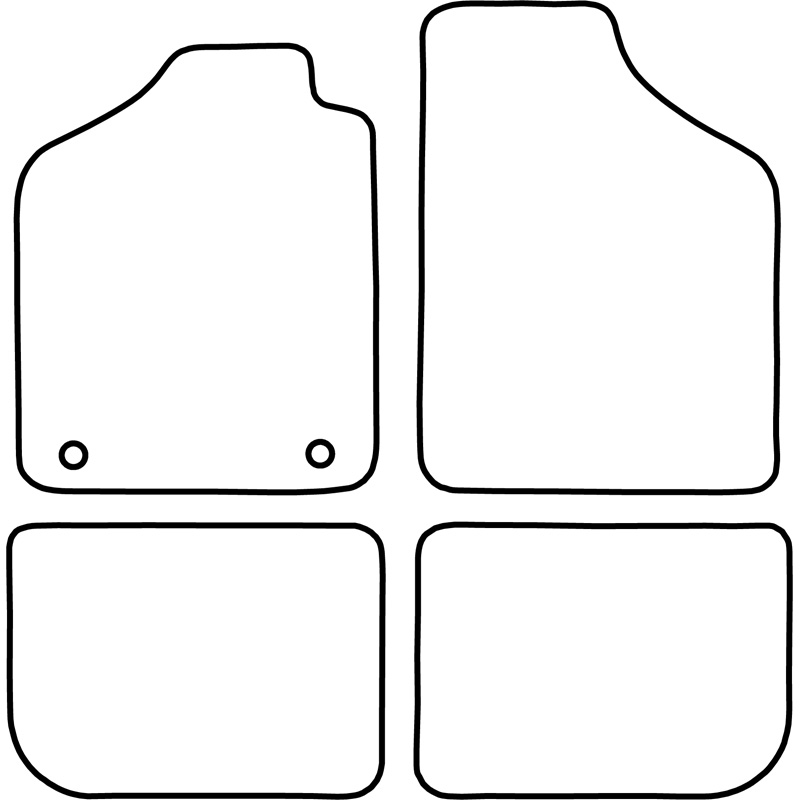 Automatten Fiat Uno