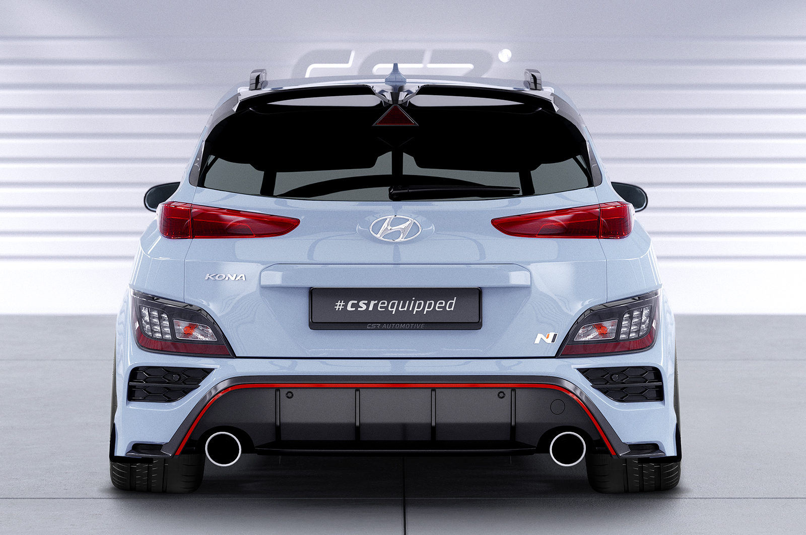 Spoiler Hyundai Kona N CSR Glans Zwart